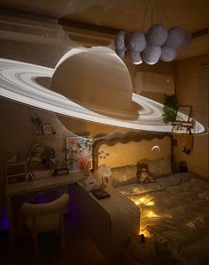 Lampe de nuit en cristal 3D Sistema Solar <span class=keywords><strong>Luna</strong></span> Galaxia Saturno Sphere Crystal Ball Night Lamp Home Decor Saturn Lamp - Product Image 6