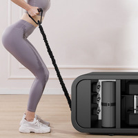 Banc de musculation multifonctionnel en acier avec rangement pour haltères, idéal pour la maison, pour exercices d'épaules, de press et de sit-up