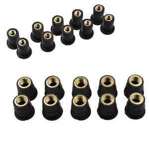 M4 M5 M6 M8 <span class=keywords><strong>M10</strong></span> Cao Su Brass Chèn Mở Rộng Cũng Nut Cho Xe Máy Kính Chắn Gió Phụ Kiện - Product Image 1