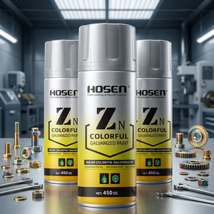 HOSEN Peinture en aérosol galvanisée en acier inoxydable économique, protège contre la corrosion, revêtements de peinture industrielle en aérosol - Product Image 5