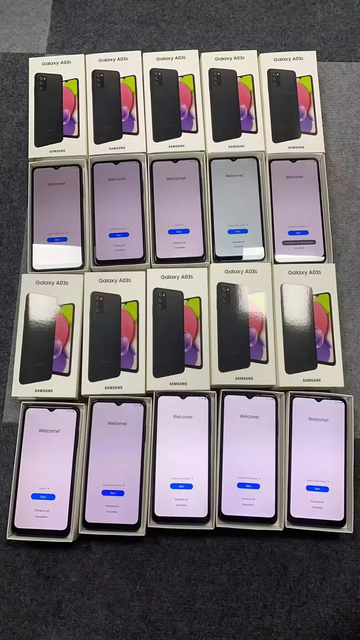 Used Mobile Phones Wholesale for Amsung Phones A03 A03S A03core 128GB Second Hand Phone Global Version
