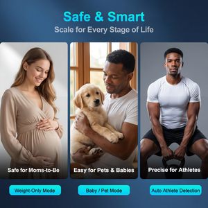 Professional High-accurate Precise Smart <b>Digital</b> Body Fat <b>Scales</b> 8 Electrodes Electronic Weight <b>Scale</b> Body Analysis - Product Image 5