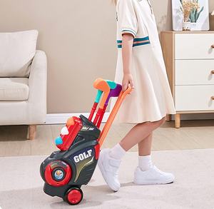 Cross-Border Trolley Golf Toy Club Set Jeux de sport d'intérieur et d'extérieur - Product Image 3