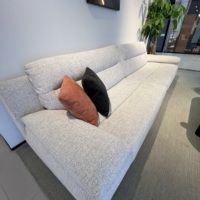 Ensemble de canapés modulables de conception moderne Source Factory Square, avec revêtement en chenille personnalisable, couleur durable, écologique et facile d'entretien