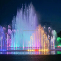 Fontaines interactives tendance 11.11 pour la danse de l'eau sur les places publiques, fontaine musicale sèche pour l'extérieur
