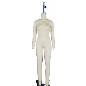 茉莉花美国尺寸2C娇小女性弯曲全身缝纫人体模型裁缝虚拟裁缝服装女性人体模型