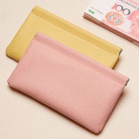 Pochette à rouge à lèvres en cuir PU, petite bourse à monnaie, vente en gros, personnalisable avec initiales, mini sac à rouge à lèvres pour femme, faible MOQ