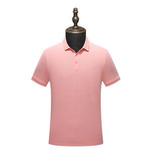 Polo à manches courtes, séchage rapide, couleur unie, tissu polyester, pour un usage quotidien - Product Image 4