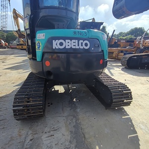 Excavadora Kobelco SK40 de 4 toneladas con cazo de excavación de 0.2m³ de capacidad, excavadora de cadenas Kobelco SK60 usada - Product Image 4
