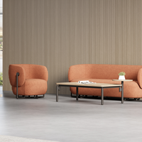 Table de thé et de café en bois à armature en métal de style nordique moderne vente en gros de meubles de salon à la mode Table d'angle simple