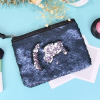 Trousse de maquillage personnalisée à paillettes pour femmes Pochette Échantillon Designer Voyage Sacs à cosmétiques en cuir
