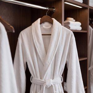 Peignoir <span class=keywords><strong>de</strong></span> <span class=keywords><strong>luxe</strong></span> pour femmes, doux et confortable, exquis, idéal pour les chambres d'hôtel et l'usage quotidien - Product Image 6