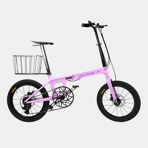 Light Shark Technology 20-inch Carbon Fiber Vouwfiets 7-versnellingen Schijfrem 7kg 100kg Draagvermogen Trendy BMX Fiets - Product Image 1