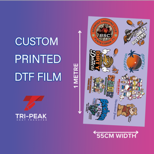 SEDEX / Disney ha approvato l'autorità Tri-peak di fabbrica CMYK W audly trasferimenti di calore per toner bianco DTF trasferimenti pellicola per stampante a getto d'inchiostro - Product Image 6