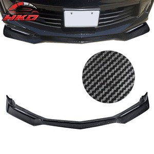 Compatible con Chevrolet Camaro LT y RS 2016-2018, Labio de Parachoques Delantero Estilo ZL1, Fibra de Carbono con Acabado Hidrográfico (Brillante/Liso) - Product Image 1