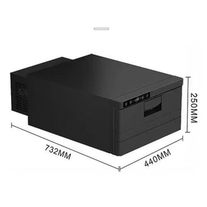 Réfrigérateur de voiture à tiroir GCSOAR PFT-OE31A 12/24V avec écran LCD, capacité inférieure à 50L, isolation en acier inoxydable - Product Image 6