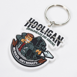 OEM Freedom Style <b>Personalized</b> Logo Pvc Rubber <b>Keychain</b> Custom Cartoon Pattern Debossed Pvc <b>Keychain</b> With Keyring - Product Image 2