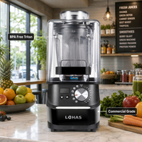 Lohas Commerciële Vacuümblender Drie-in-één Smoothie Sap Voedselverwerker Intelligent Commercieel Apparaat voor Cafés