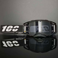 Masque de motocross 100LK-SCOT haute performance avec monture intégrale en TPU pour hommes, verres cylindriques coupe-vent, lunettes d'extérieur réglables