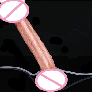 FAAK Silicone <b>Realistic</b> Ejaculation Inflatable <b>Dildo</b> With Sucker Anal Dilator Lifelike Squirting Penis Sex Toys for Women Men - Product Image 5
