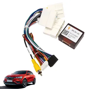 Car Android Stereo 16PIN Power Wiring Harness Adapter With Canbus Interface Box For Renault Dacia Duster /Arkana /XM3 2019 +