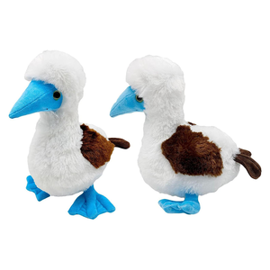 Adorable Peluche de Pájaro Booby Azul con Patas Marrones y Alas, de Algodón Súper Suave, Regalo Divertido de Cumpleaños, Decoración para el Hogar, Juguete de Peluche para Niños y Niñas - Product Image 2