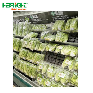 Tableau de fente multifonctionnel de présentoir de support de supermarché double face robuste de haute qualité pour le matériel métallique de produits frais - Product Image 2