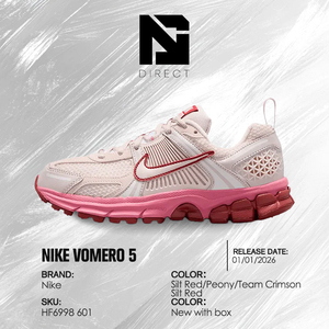 Nike Vomero 5 GS 'Silt Red' Chaussures de course décontractées pour enfants, baskets respirantes à lacets avec empeigne en maille pour enfants - Product Image 6