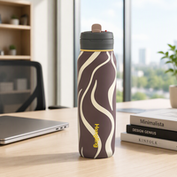 Mug de voyage isotherme de qualité supérieure, cadeau idéal, plusieurs couleurs, paille amovible, élégant, en acier inoxydable, isolation sous vide