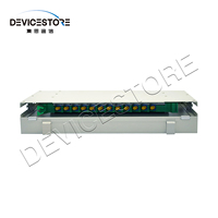 Cadre de distribution à fibre optique 19 pouces 12 Core ODF sous-châssis ODF personnalisé avec adaptateur SC/APC