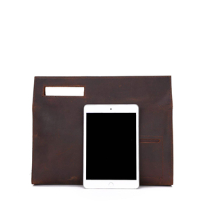 Sac à main d'affaires pour homme en cuir PU, pochette vintage, sac à main zippé, sac à main luxueux pour homme - Product Image 4