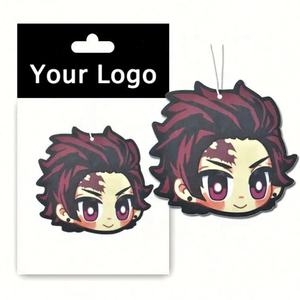 Logo personnalisé de haute qualité mignon carte en papier nettoyer l'odeur désodorisants de voiture - Product Image 2