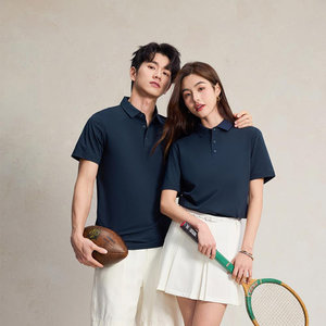 Polo fin d'été personnalisé pour homme, gris foncé, en polyester, couleur unie, pour le travail et l'usage quotidien - Product Image 3