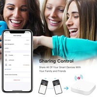 Tuya Zigbee 3.0 Sensor Pintu Jendela Pintar Nirkabel Detektor Kontak Magnetik Alarm Alexa Tuya Hub Diperlukan