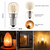 Ampoule de four T22 T25 E14 SES 240V 20W 25W 300 ° Ampoule incandescente résistante à la chaleur pour cuisinière, micro-ondes, hotte de cuisine