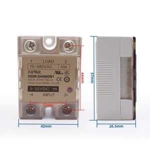 Relé de Estado Sólido de CA Industrial con Certificación UL TUV CE, Sin Interruptión, 480 VCA, SSRDA4840 - Product Image 5
