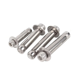 Vis d'expansion à tête hexagonale M10 M12 M16 en acier inoxydable poli SS304 316 316L A2 A4 70 80 - Product Image 1