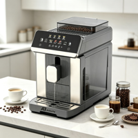 Cafetera Automática Anbolife con Preinfusión, Pantalla LED, Molinillo Cónico Integrado, WiFi, Memoria Personalizada, Fabricación OEM