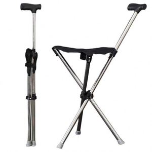 Bastón Multifuncional Plegable y Portátil con Asiento para Personas Mayores, de Aleación de Aluminio, para Caminar, Escalar Montañas, con Certificación CE e ISO - Product Image 4