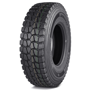 Pneu radial à profil profond Aurunze 13R22.5 D568PRO neuf pour camions à benne basculante, routes non pavées et transport lourd - Product Image 5