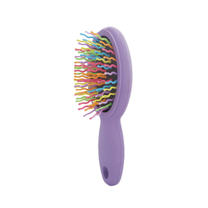 カラフルで柔らかいミニ小さなヘアブラシ背面にミラー付き - Product Image 6