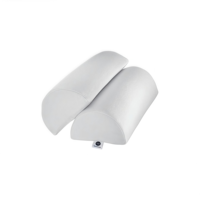 Oreiller ergonomique moderne en forme de demi-lune avec mousse à mémoire de forme et housse amovible lavable pour le soutien des jambes, le sommeil et la grossesse