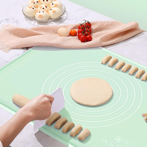 Super Kitchen Measuring Dough <b>Mat</b> Thick Non Stick Silicone Pastry <b>Mat</b> Pastry Silicone Baking <b>Mat</b> With Scale Line - Product Image 4