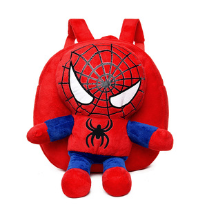 Venta al por mayor Cute Cartoon Kindergarten 1-3 años de edad Niños y niñas Baby Schoolbag Cute Spider Man Niños <span class=keywords><strong>Mochila</strong></span> de viaje - Product Image 1