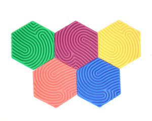 جديد ثنائي الوجهين للأطفال لتخفيف القلق والتوحد من السيليكون لوحة النشاط الحسي - Product Image 3