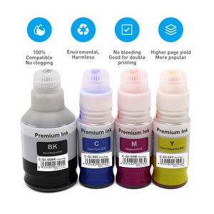 ENCRE-PUISSANCE GI50 GI 50 GI-50 Premium Couleur Compatible Bouteille En Vrac À Base D'eau Encre De Recharge pour Canon PIXMA G2050 G4050 <span class=keywords><strong>G6050</strong></span> Imprimante - Product Image 3