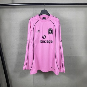 Maglia da Calcio Vintage di Alta Qualità con Scritta Paris 2025, Nuovo Marchio <span class=keywords><strong>B</strong></span> per Collaborazione, Ricamata e Stampata <span class=keywords><strong>a</strong></span> Maniche Lunghe - Product Image 5