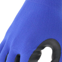 Gants de sécurité MaxiPact en nylon et spandex 15 jauges, enduits de nitrile mousse, durables, flexibles, antidérapants et résistants à l'abrasion pour travaux manuels