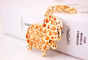 Bling Sheep Keychain Stylish Stainless Steel Curly Goat Keyring <b>Crystal</b> Rhinestone <b>Bag</b> Pendant Charm Animal Keychains Lamb <b>Bag</b> - Product Image 5