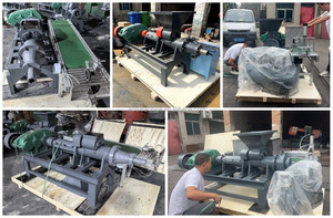 Than bánh Báo Chí máy đùn dây chuyền sản xuất Cube Hexagon vuông xi lanh than bột que Stick Máy làm - Product Image 4